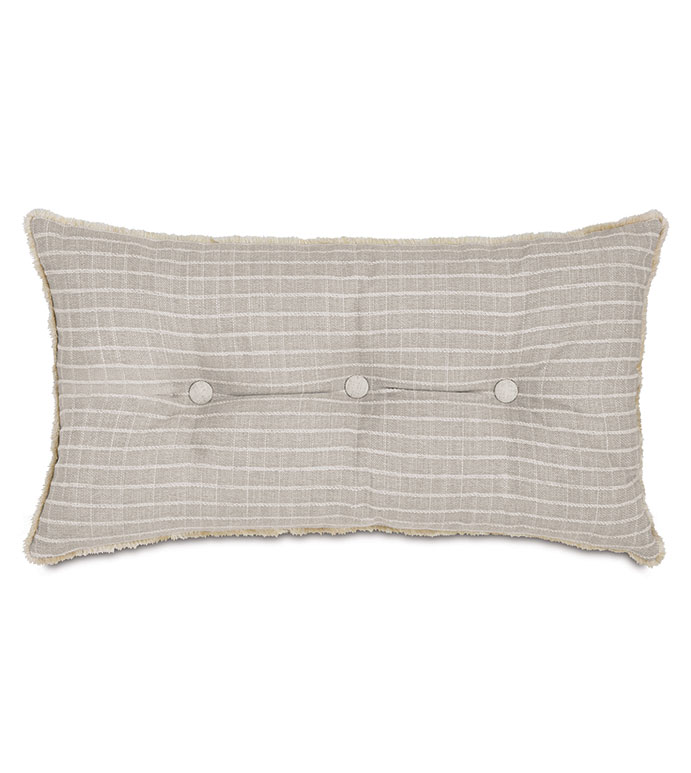 SPERRIN BUTTON TUFTED DECORATIVE PILLOW