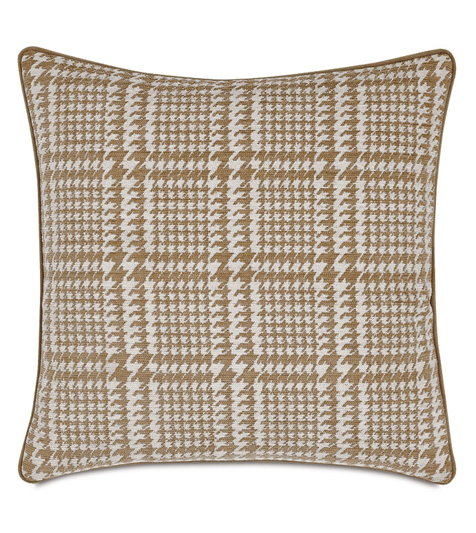 SPERRIN HOUNDSTOOTH DECORATIVE PILLOW