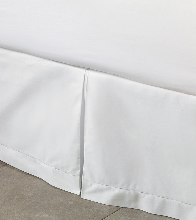 Gianna White Pleated Skirt Panels