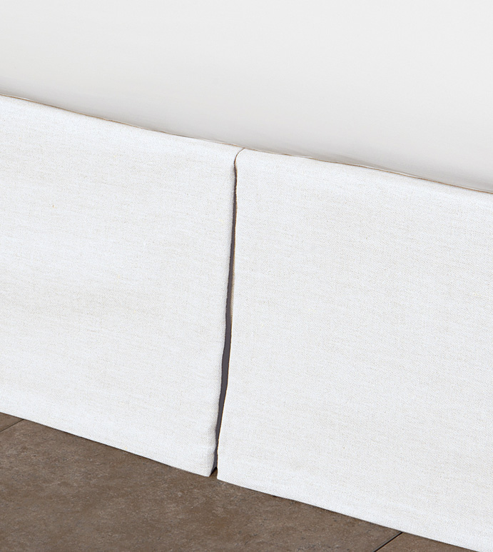 Leonara White Pleated Skirt Panels