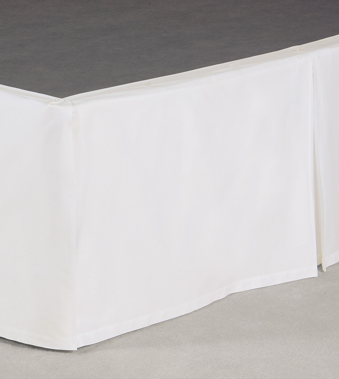 Fresco Classic White Pleated Skirt Panels