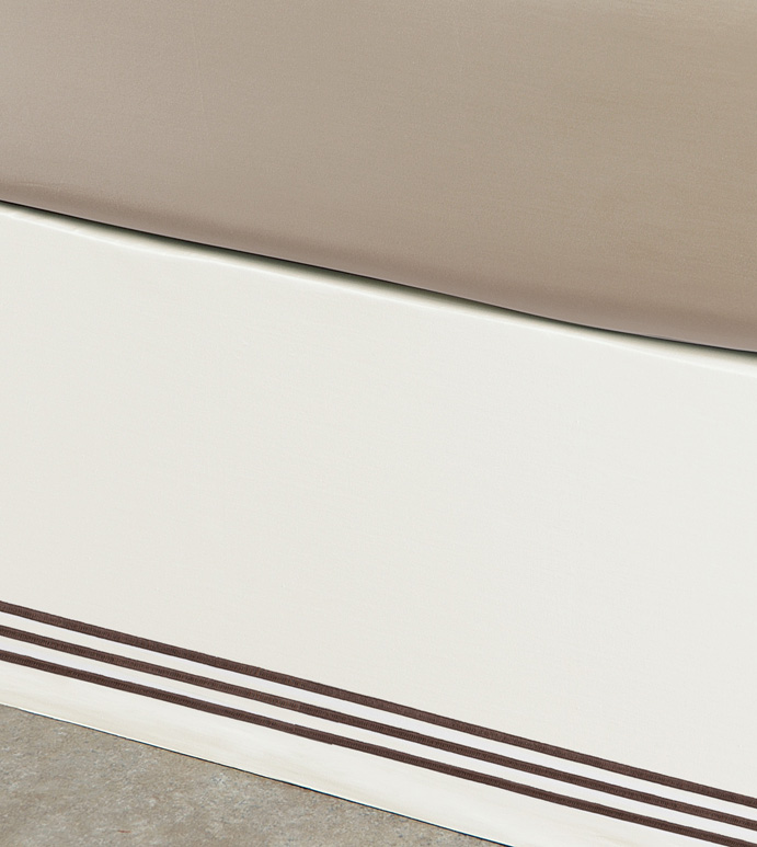 Tessa Ivory/Brown Skirt Panels