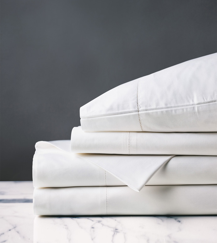 Gianna Classic White Sheet Set