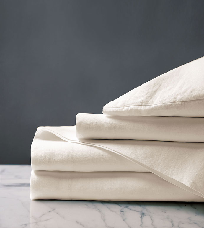 Shiloh Linen Sheet Set in Natural