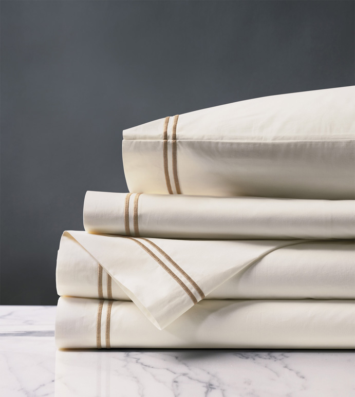 Enzo Ivory/Antique Sheet Set
