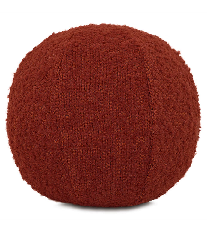 MARL DECORATIVE PILLOW IN BRICK