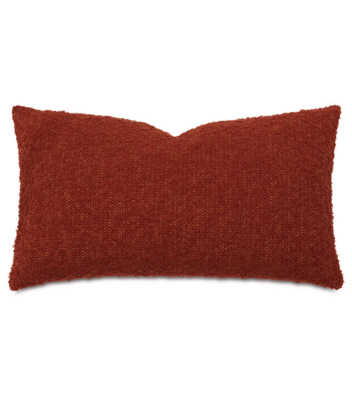 MARL DECORATIVE PILLOW IN BRICK