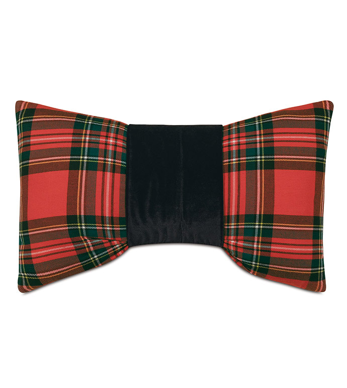 Tenenbaum Plaid Cuffed Decorative Pillow