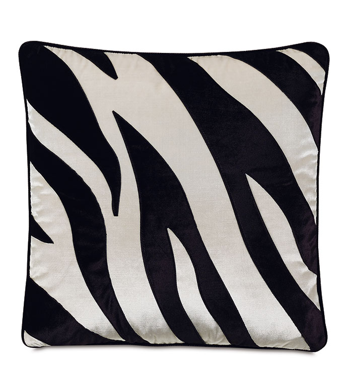 Tenenbaum Zebra Decorative Pillow