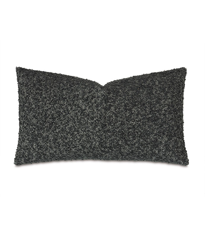 Marl Decorative Pillow in Charcoal