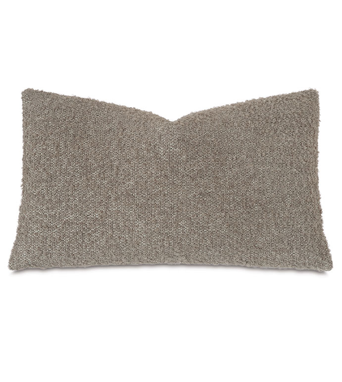 Marl Decorative Pillow in Taupe