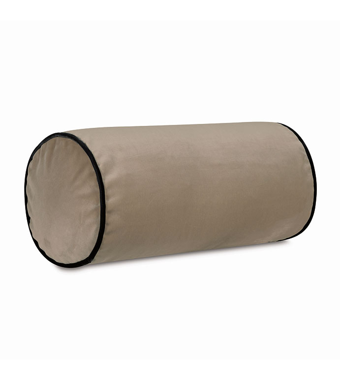 Uma Velvet Bolster in Khaki