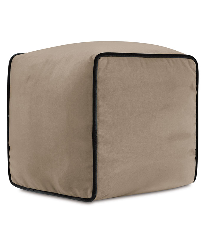 Uma Cube Decorative Pillow in Khaki