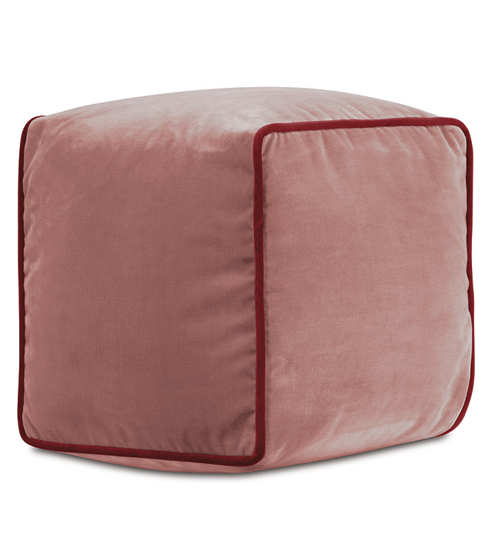 Uma Cube Decorative Pillow in Pink