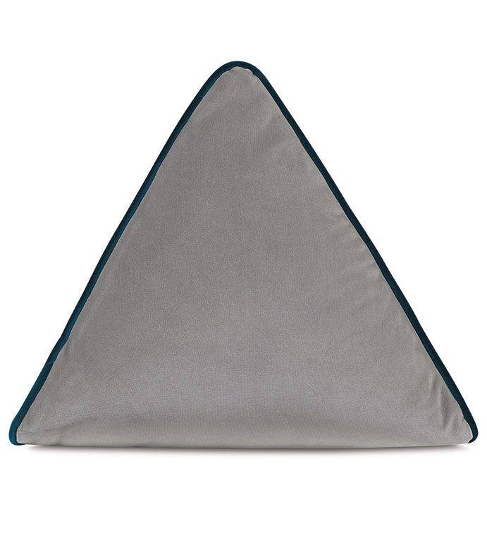 Uma Pyramid Decorative Pillow in Gray