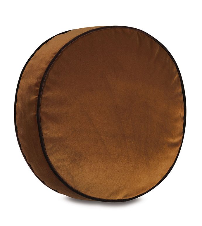 Uma Tambourine Decorative Pillow in Gold