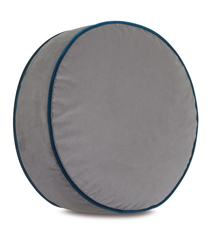 Uma Tambourine Decorative Pillow in Gray