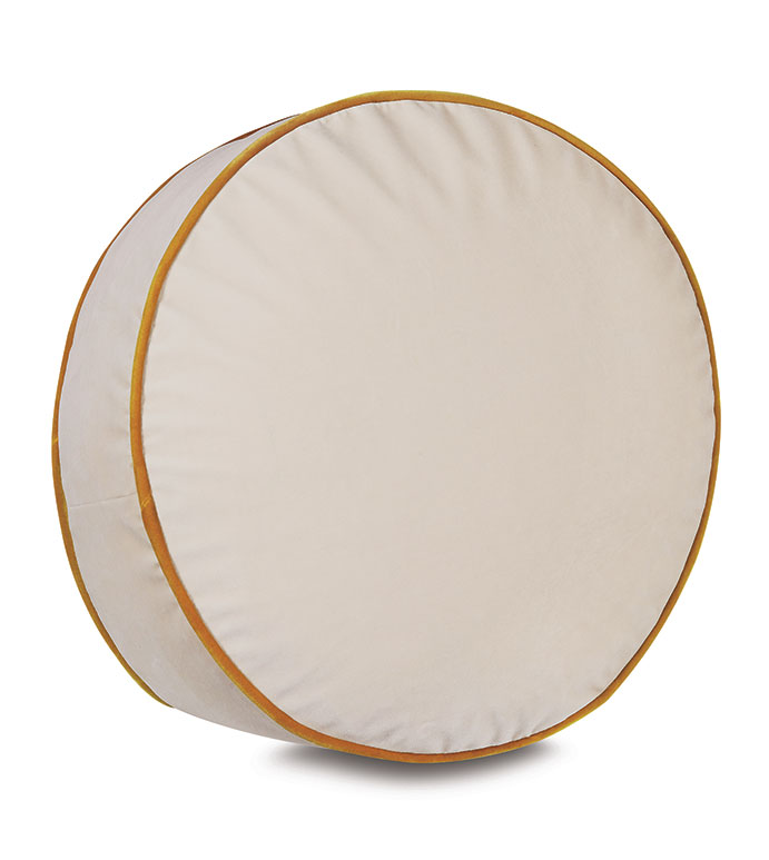 Uma Tambourine Decorative Pillow in Ivory