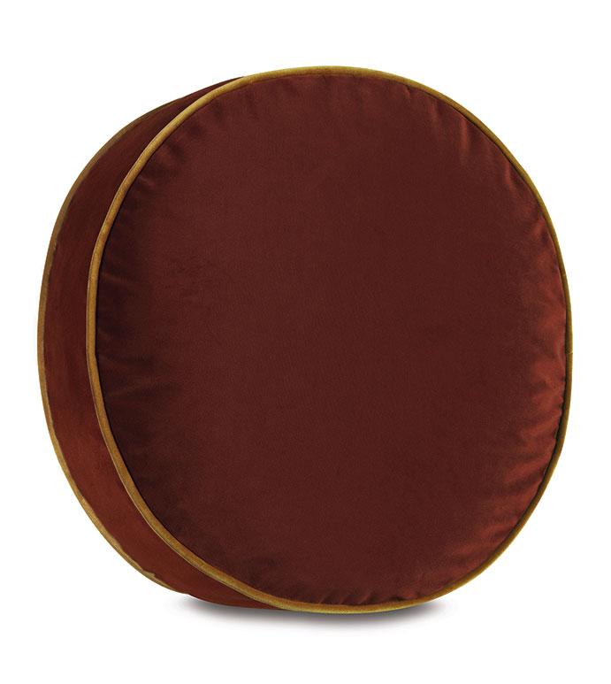 Uma Tambourine Decorative Pillow in Orange