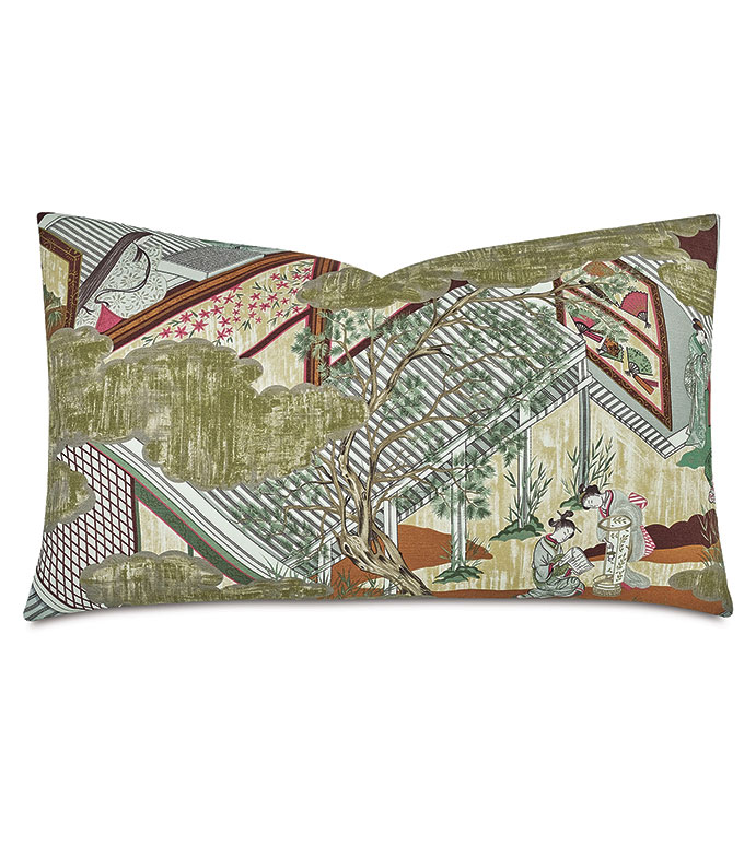 Ichika Ukiyo-e Decorative Pillow