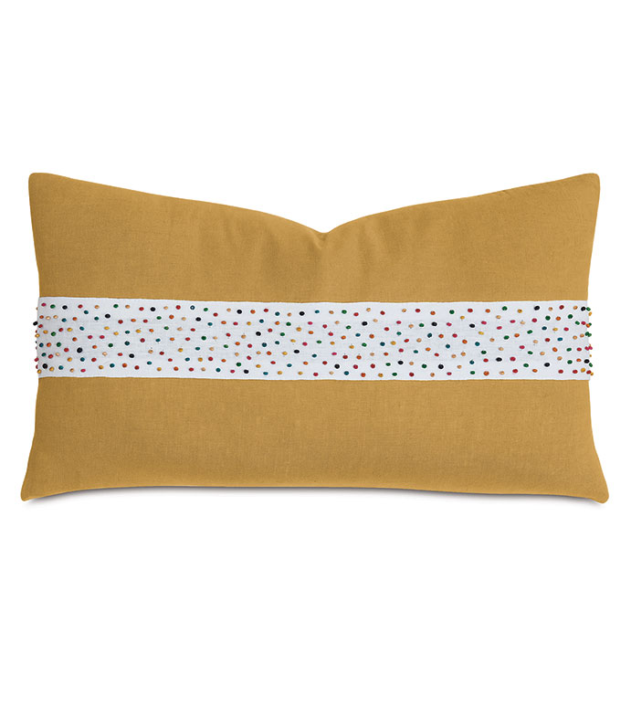 Confection Beaded Border Pillow