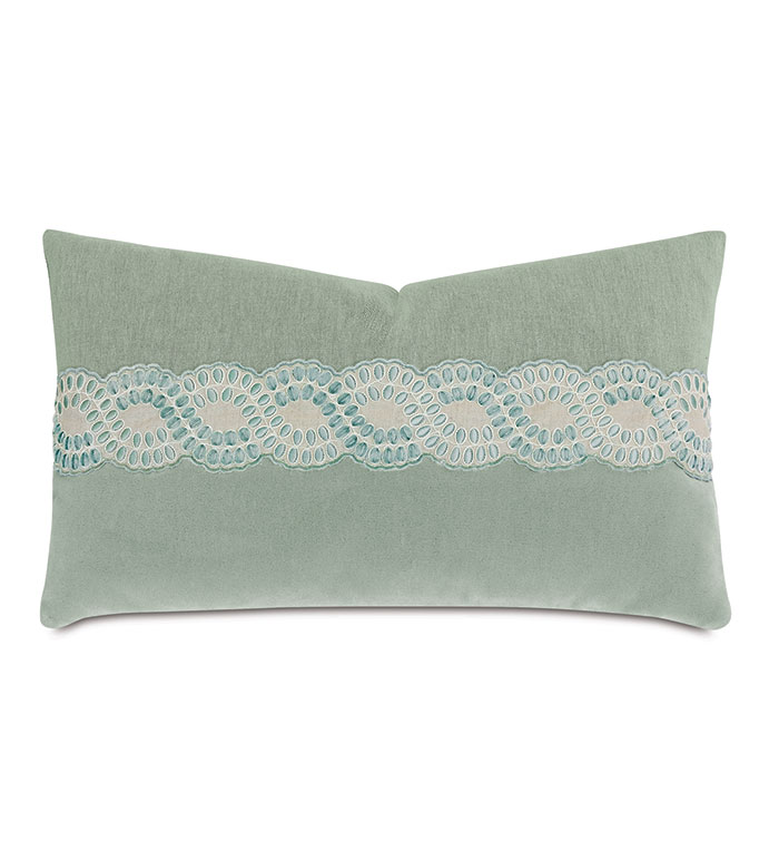 Sheldon Botanical Decorative Pillow In Mist