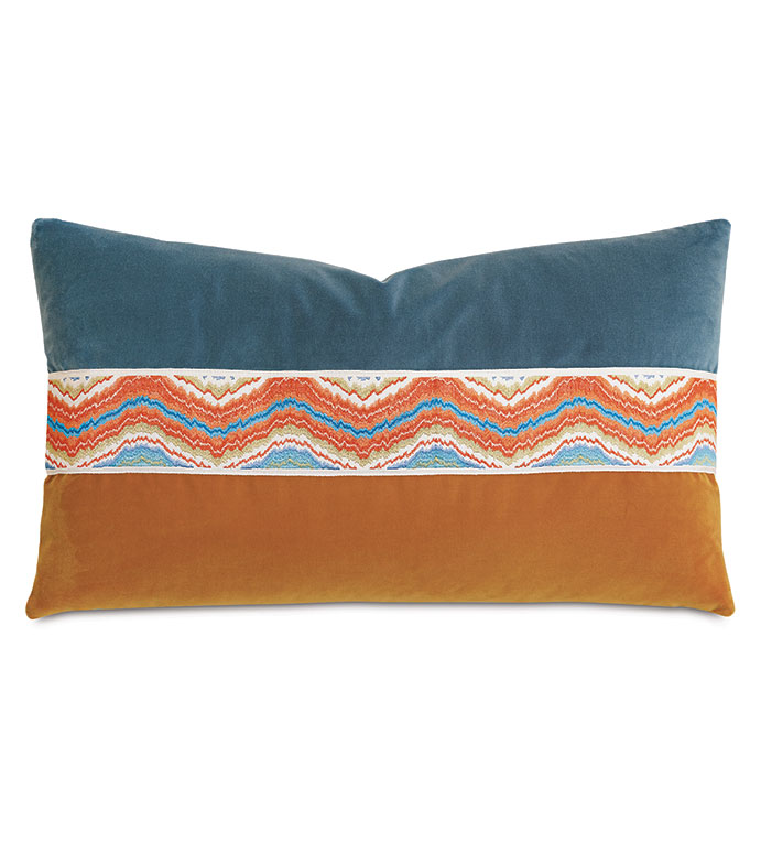 Uma Blaze Decorative Pillow in Tangerine