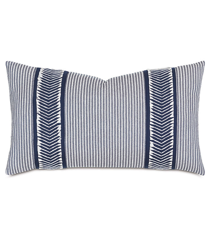 Osiris Raffia Border Decorative Pillow