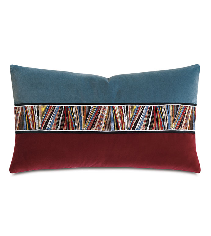 Uma Pizzazz Decorative Pillow in Scarlet