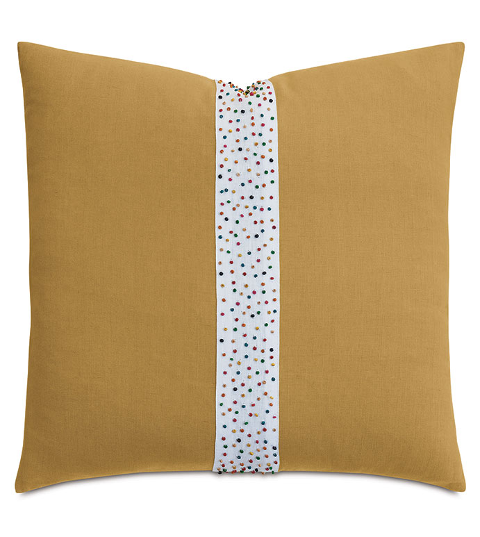 Confection Beaded Border Pillow