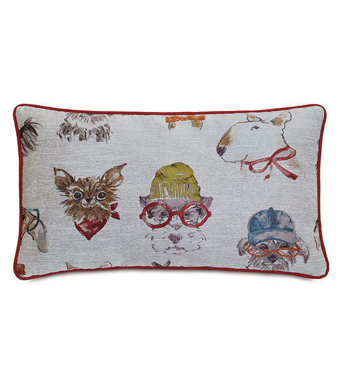 Bark Slope Whimsical Decorative Pillow