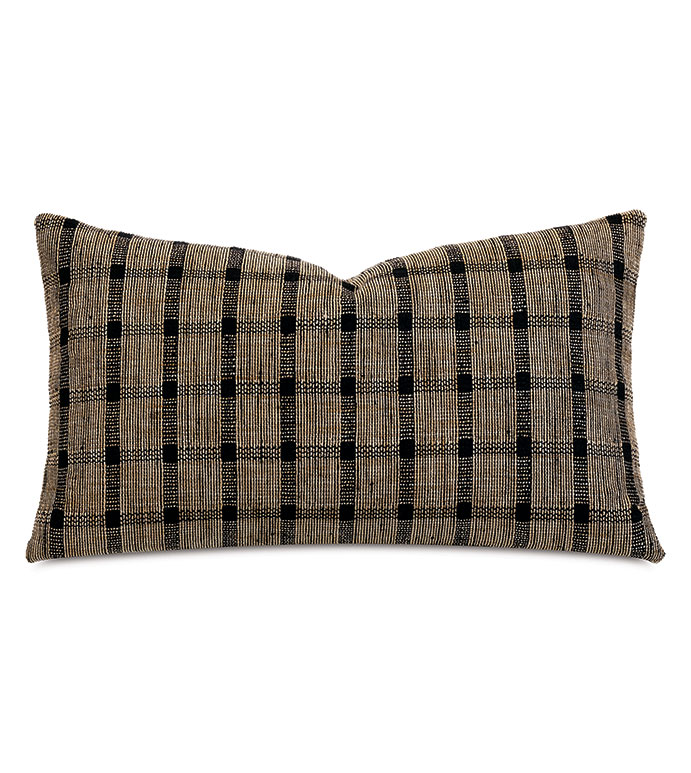 BEACHCOMBER CHECK DECORATIVE PILLOW