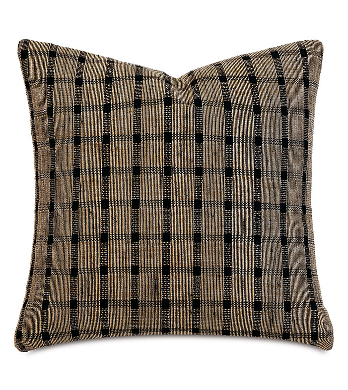 BEACHCOMBER CHECK DECORATIVE PILLOW