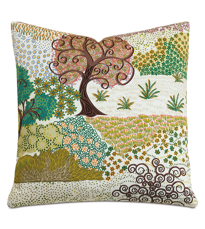 ENCHANTED GARDEN DECORATIVE PILLOW