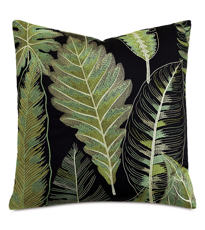 JULIO EMBROIDERED DECORATIVE PILLOW