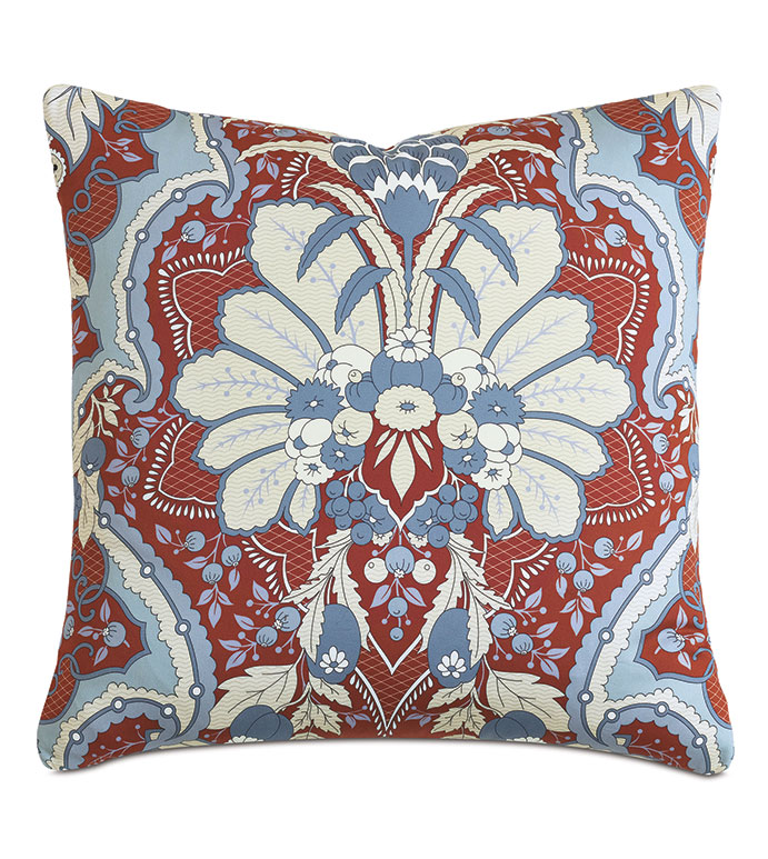 MAYFLOWER FLORAL DECORATIVE PILLOW