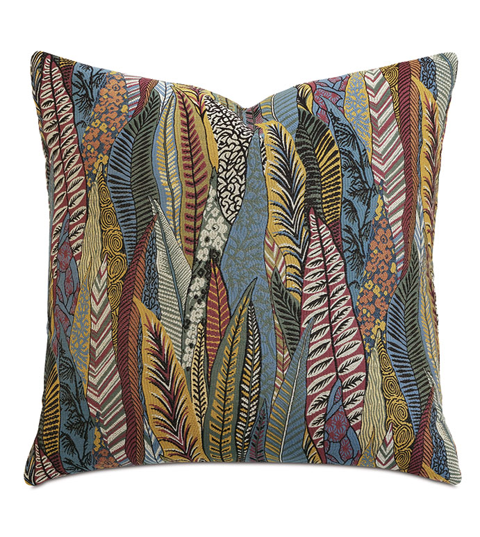 NICHOLS LEAF DECORATIVE PILLOW