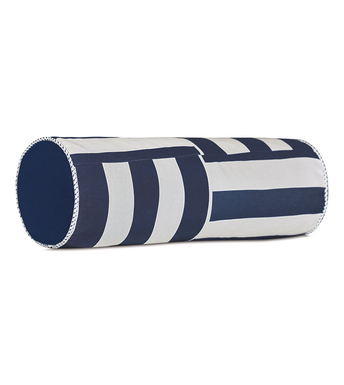 RIPTIDE NECKROLL PILLOW IN INDIGO