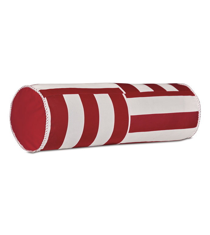 RIPTIDE NECKROLL PILLOW IN RED