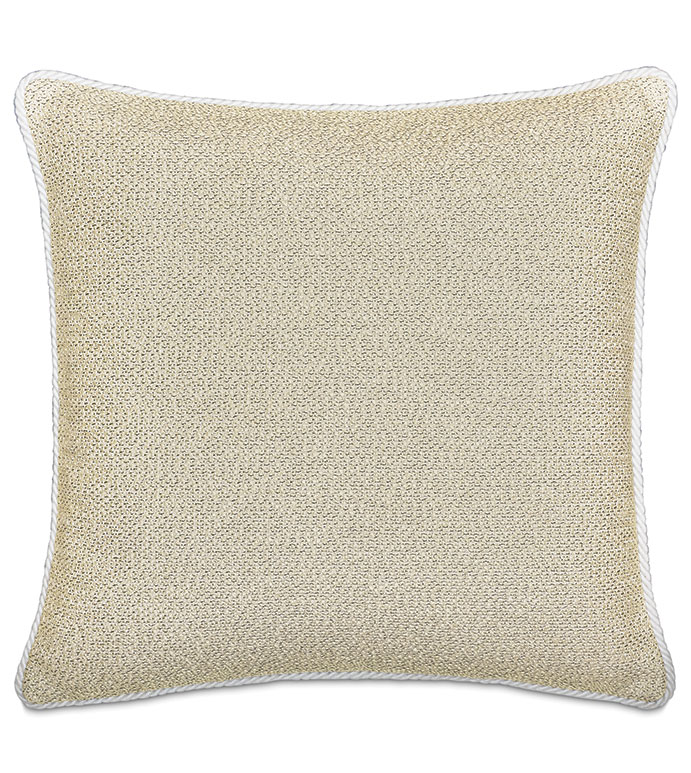 DOWNWIND WOVEN DECORATIVE PILLOW IN CREAM