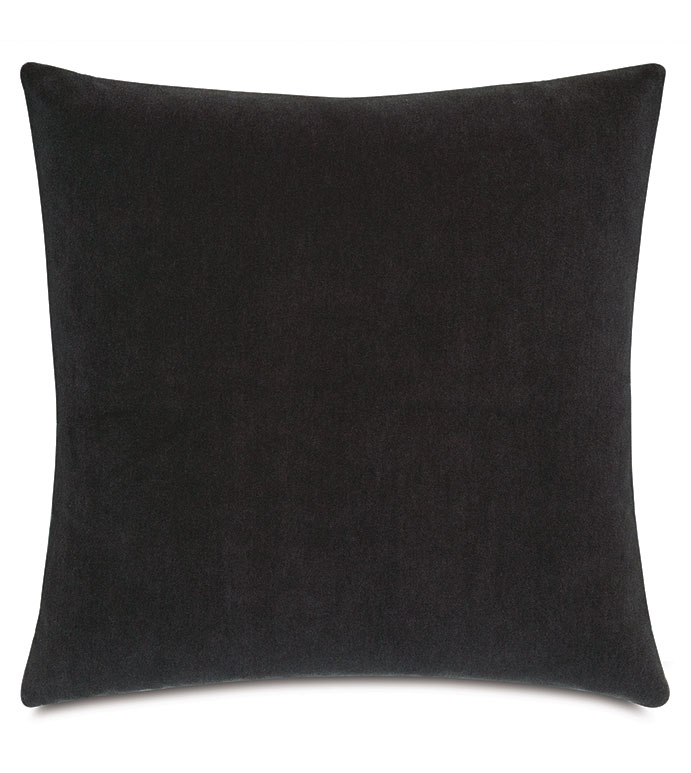 BRAHMS ALPACA DECORATIVE PILLOW IN CHARCOAL