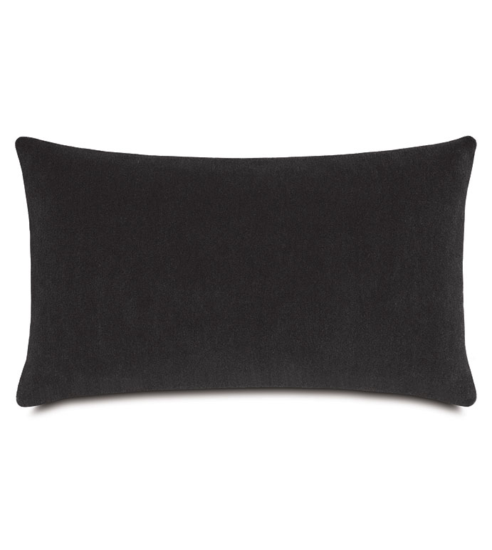BRAHMS ALPACA DECORATIVE PILLOW IN CHARCOAL
