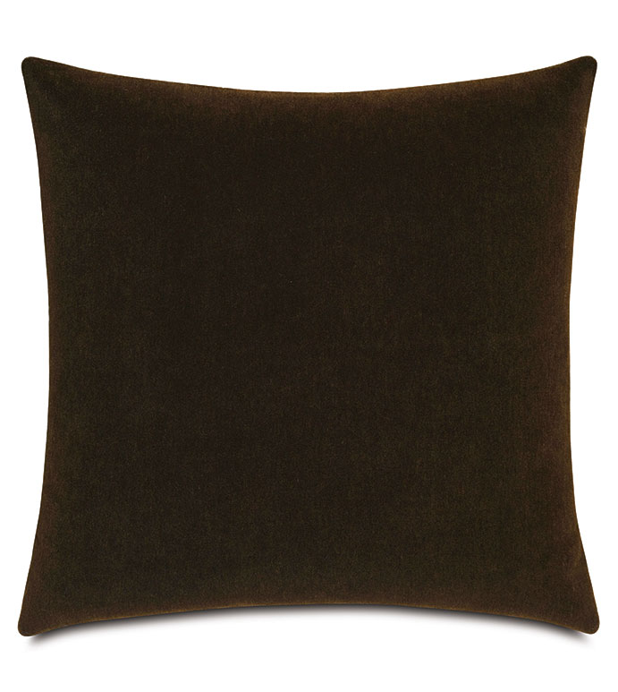 BRAHMS ALPACA DECORATIVE PILLOW IN CHOCOLATE