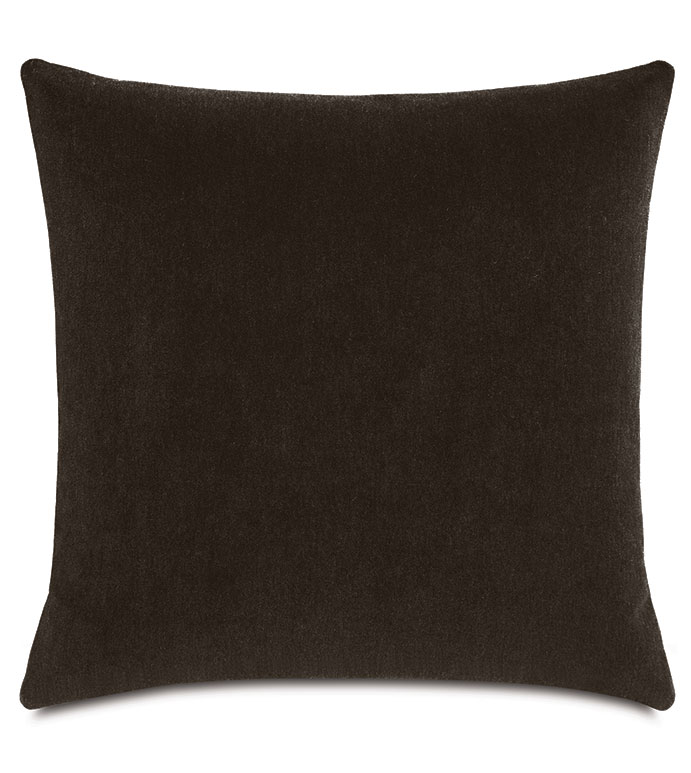 BRAHMS ALPACA DECORATIVE PILLOW IN CHOCOLATE