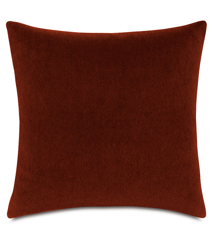 BRAHMS ALPACA DECORATIVE PILLOW IN SPICE