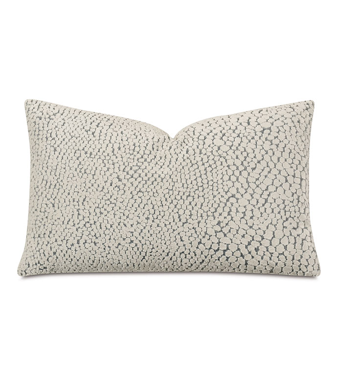 Roquefort Decorative Pillow in Snow