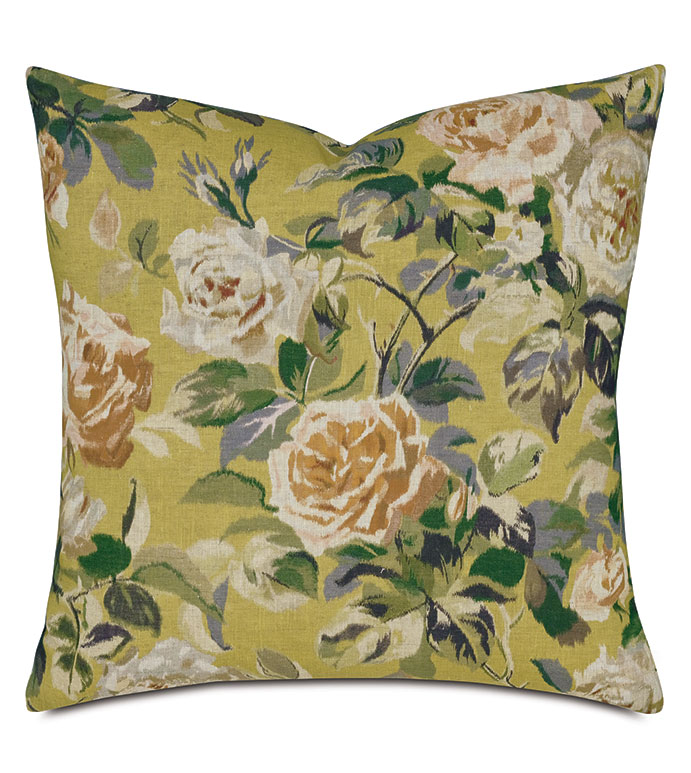MAURIER FLORAL DECORATIVE PILLOW