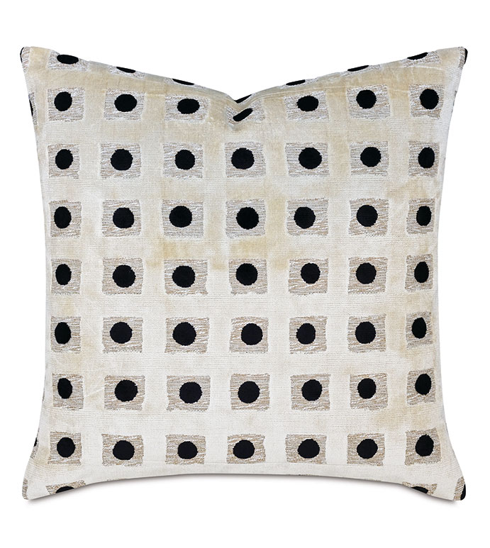 SALVATORE DOMINO DECORATIVE PILLOW