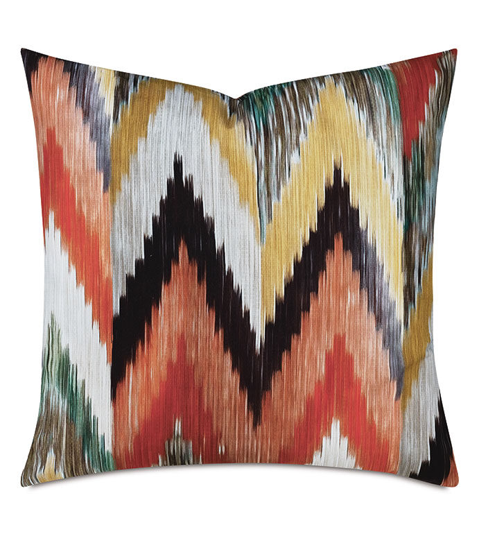 DONATELLA CHEVRON DECORATIVE PILLOW