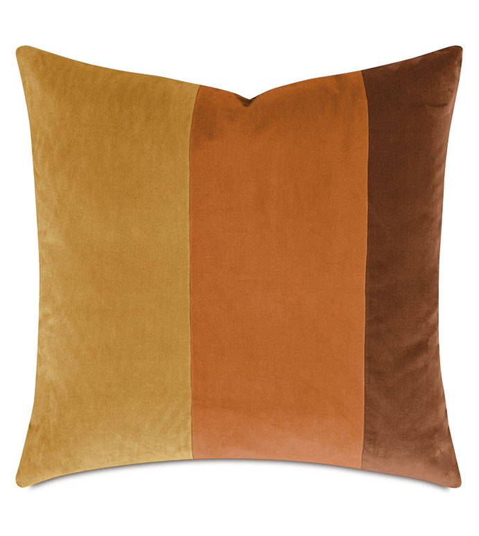 PALETTE VELVET DECORATIVE PILLOW IN AUTUMN